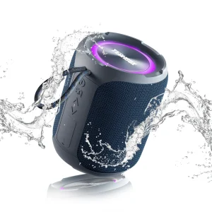 While Stocks Last：YEAHBOX Portable Speaker with Stereo Wireless, IPX7 Waterproof Speaker with 4-in 1 BT/Aux/TF-Card/U Disk Input, Wireless Speaker for Outdoor/Home/Party/Electronic Gadgets