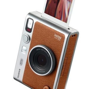 Limited-Time Sale for Summer Surprises RM 99：Fujifilm INSTAX Mini EVO Hybrid Instant Camera – Black (USB-C) | Instant Print with Digital Preview, Creative Modes & Built-In Selfie Mirror