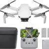 Limited-Time Sale for Summer Surprises RM 99：DJI Mini 4K Fly More Combo, Drone with 4K UHD Camera for Adults, Under 249 g, 3-Axis Gimbal Stabilization, 10km Video Transmission, Auto Return, 3 Batteries for 93-Min Max Flight Time, QuickShots