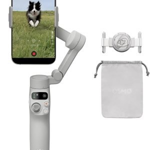 Big Summer Sale Limited Time Offer RM 99：DJI Osmo Mobile 7P Gimbal Stabilizer for iPhone, Android, Native Tracking, 3-Axis Phone Gimbal, Built-in Extension Rod & Tripod, Phone Charging, UAE Version with Official Warranty Support