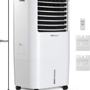 Celebrate the Islamic New Year Limited-Time & Limited-Quantity Deal RM 99.00：Pro Breeze 4-in-1 Air Cooler with 10 Litre Capacity, Remote Control, 3 Fan Speeds & LED Display. Powerful Evaporative Air Cooler with Built-in 7.5 Hour Timer & Automatic Oscillation for Home & Office