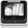 Summer Surprises Limited-Time & Limited-Quantity Deal：COMFEE' Portable Mini Dishwasher Countertop with 5L Built-in Water Tank for Apartments& RVs, No Hookup Needed, 6 Programs, 360° Dual Spray, 162℉ High-Temp& Air-Dry Function