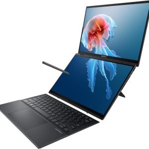 ASUS Zenbook Duo Laptop, Dual 14” OLED 3K 120Hz Touch Display, Intel Evo Certified, Intel Core Ultra 9 185H CPU, Intel Arc Graphics, 32GB RAM, 1TB SSD, UX8406MA-PS99T